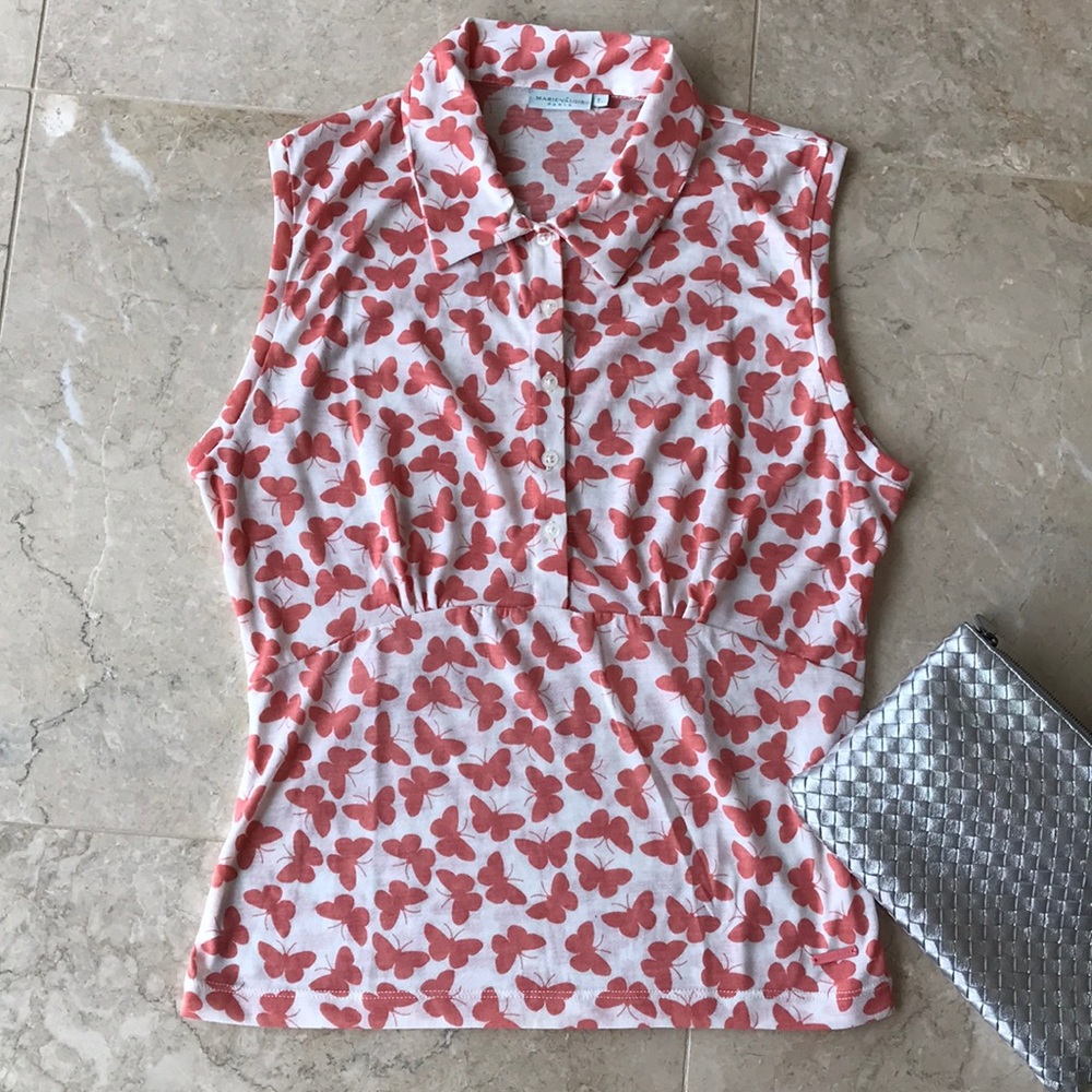 Marie-Valois butterfly top